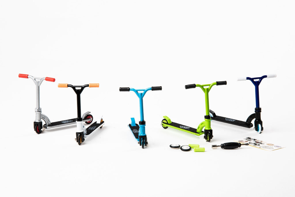 Grip & Tricks Mini Pro Finger Scooter Set with Customizable Features