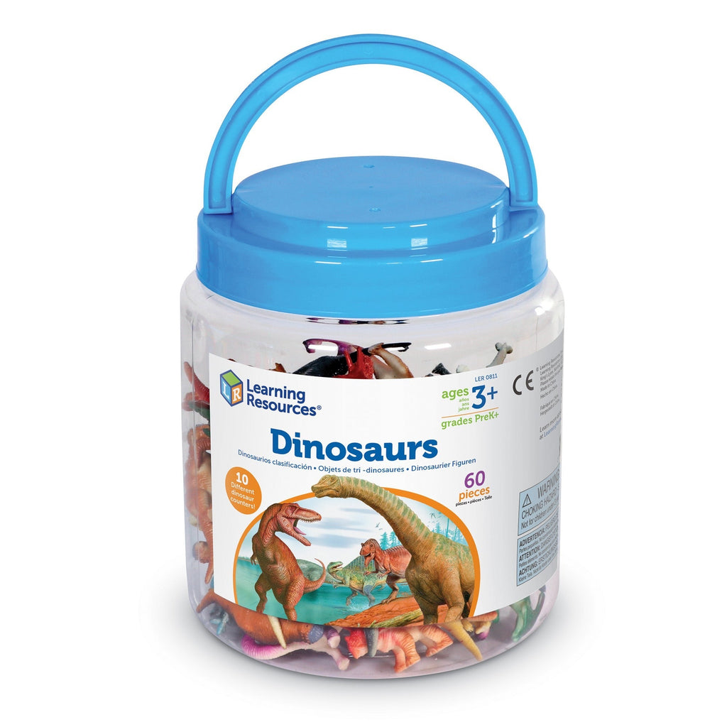 Learning Resources Dinosaur Counters - Prehistoric Math Fun Set of 60