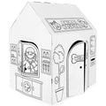 Easy Playhouse Animal Hospital DIY Cardboard Craft Playhouse