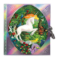 eeBoo Unicorn Hardcover Journal with Lock and Key - Illustrated by Kelsey Oseid