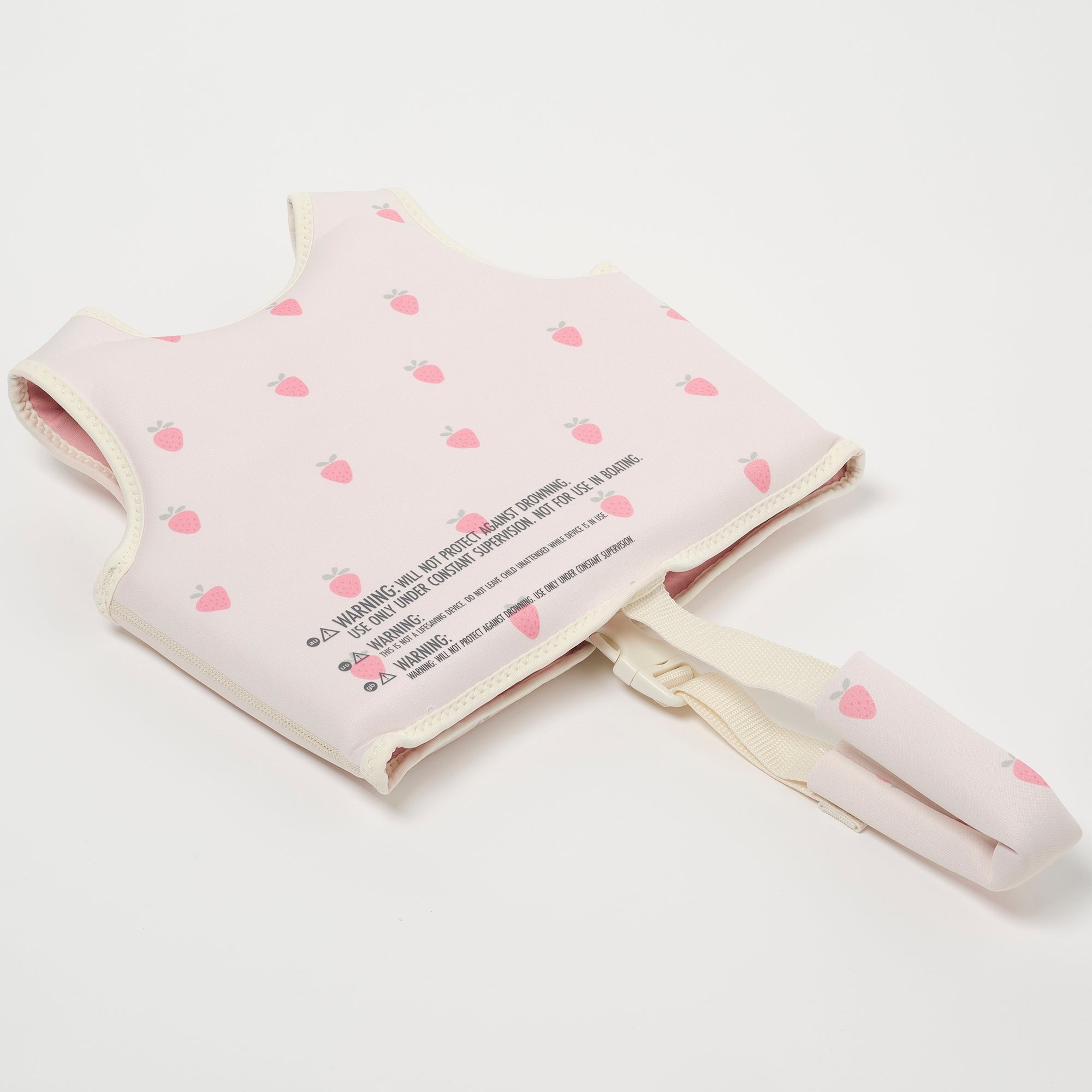 Sunnylife Strawberry Swim Vest With Anti-Rise Safety Strap