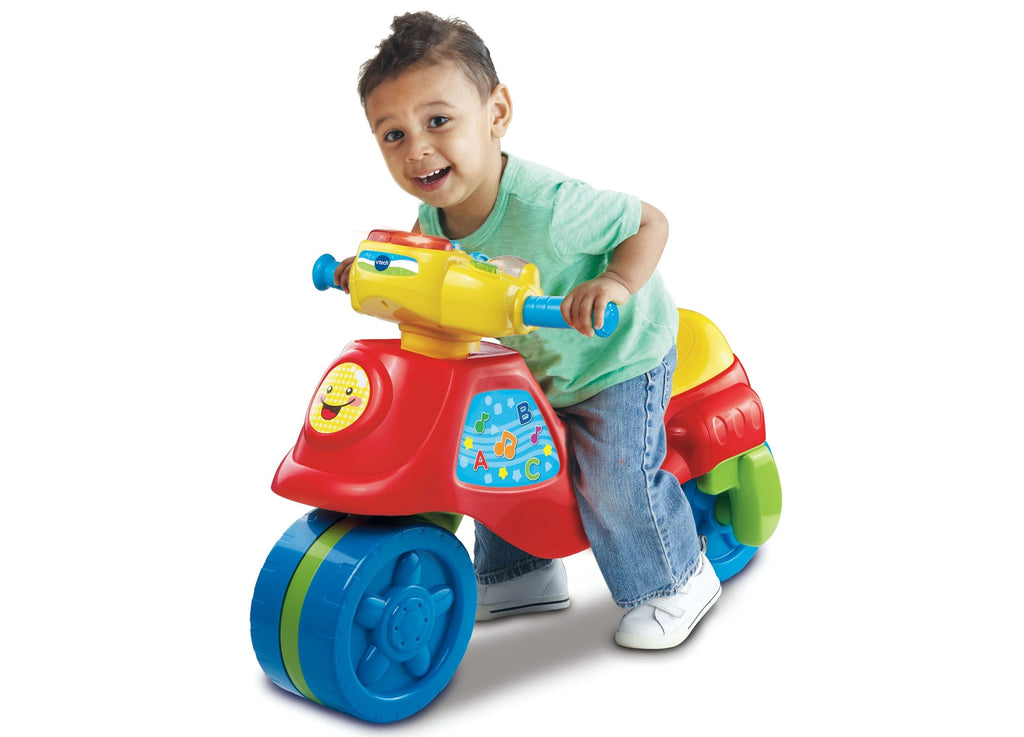 VTech 2-In-1 Learn & Zoom Motorbike Interactive Ride-On