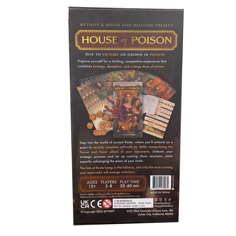 House Fish Balloon House of Poison Ancient Rome Strategy Game