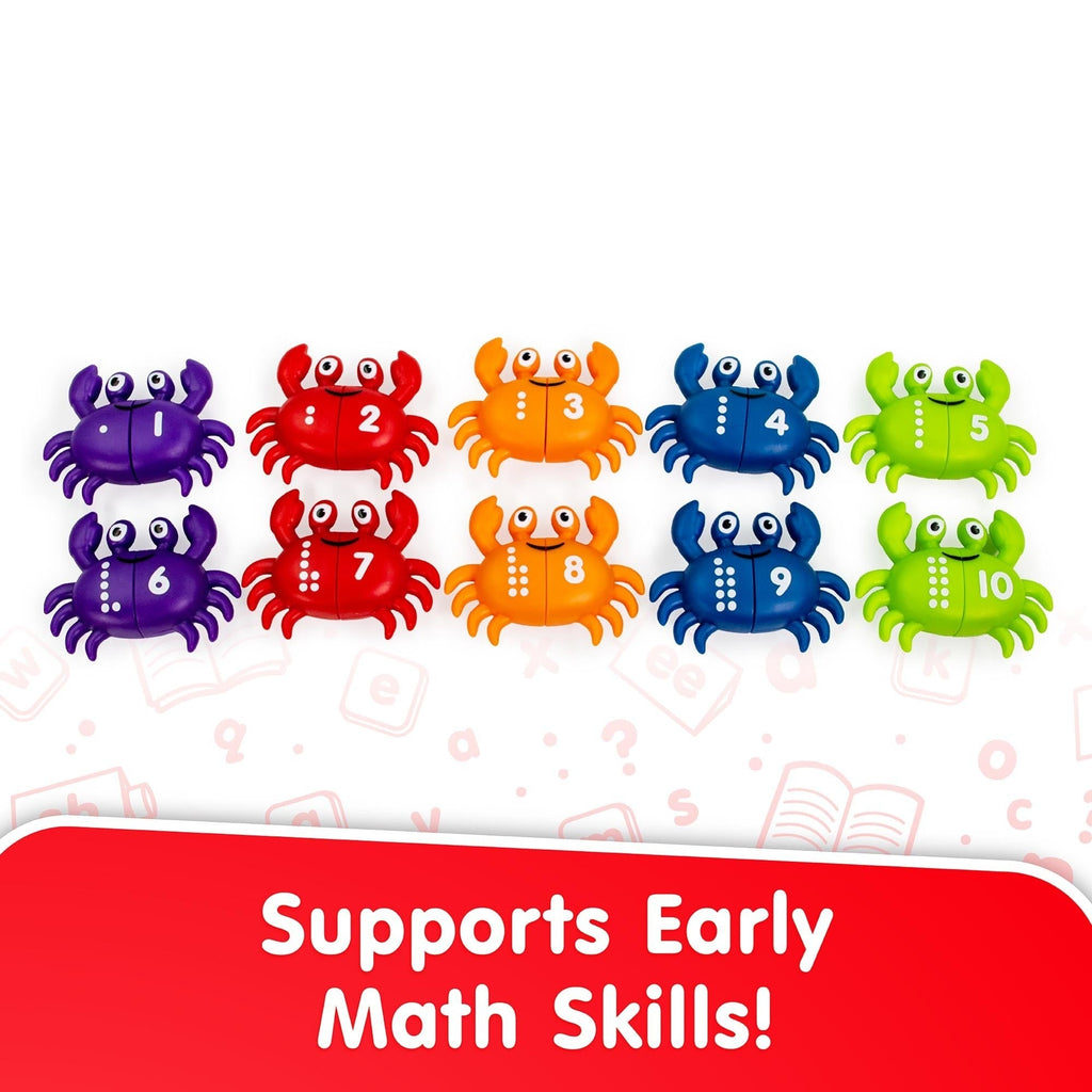 Counting Crabs Hands-On Math Learning Game With Double-Sided Number Matching
