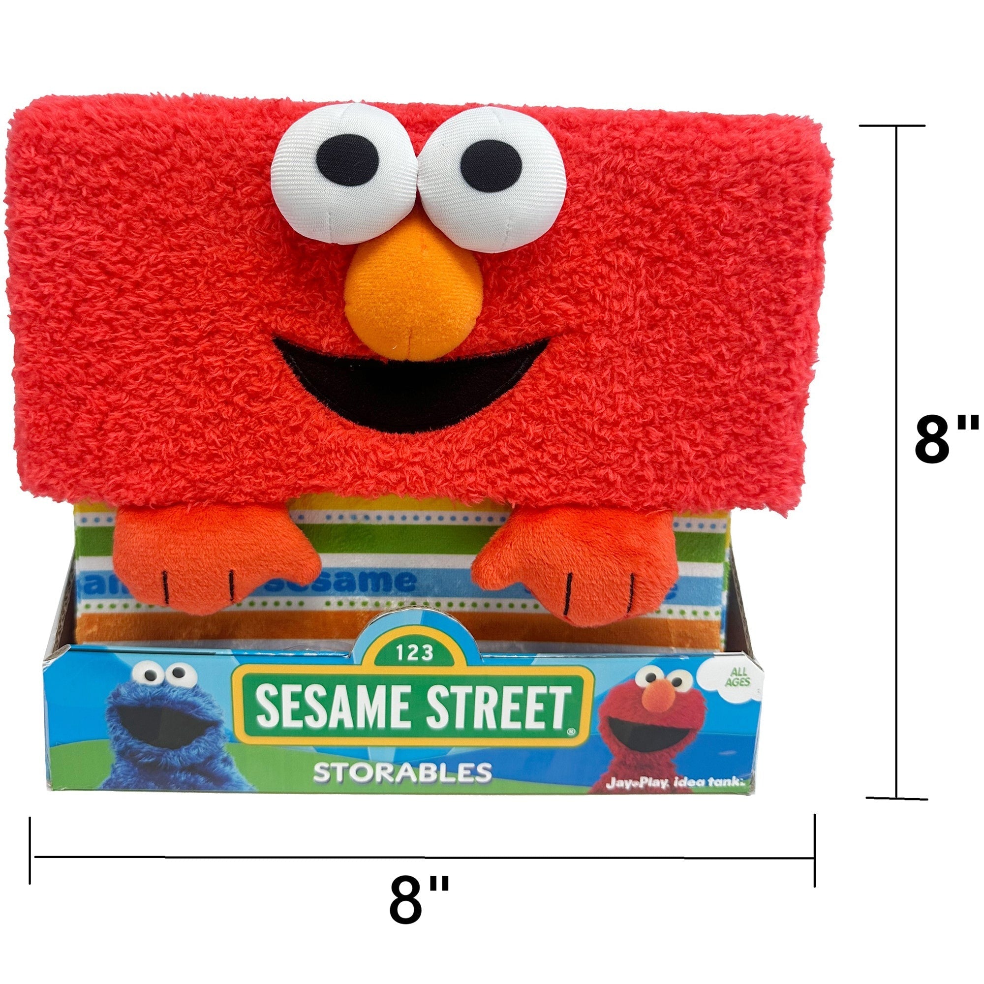 Sesame Street Elmo Storables - 8" Red Themed Bin