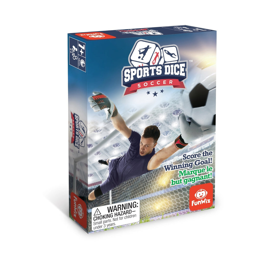Sports Dice Soccer Fast-Paced Dice Game For 2 Or 4 Players