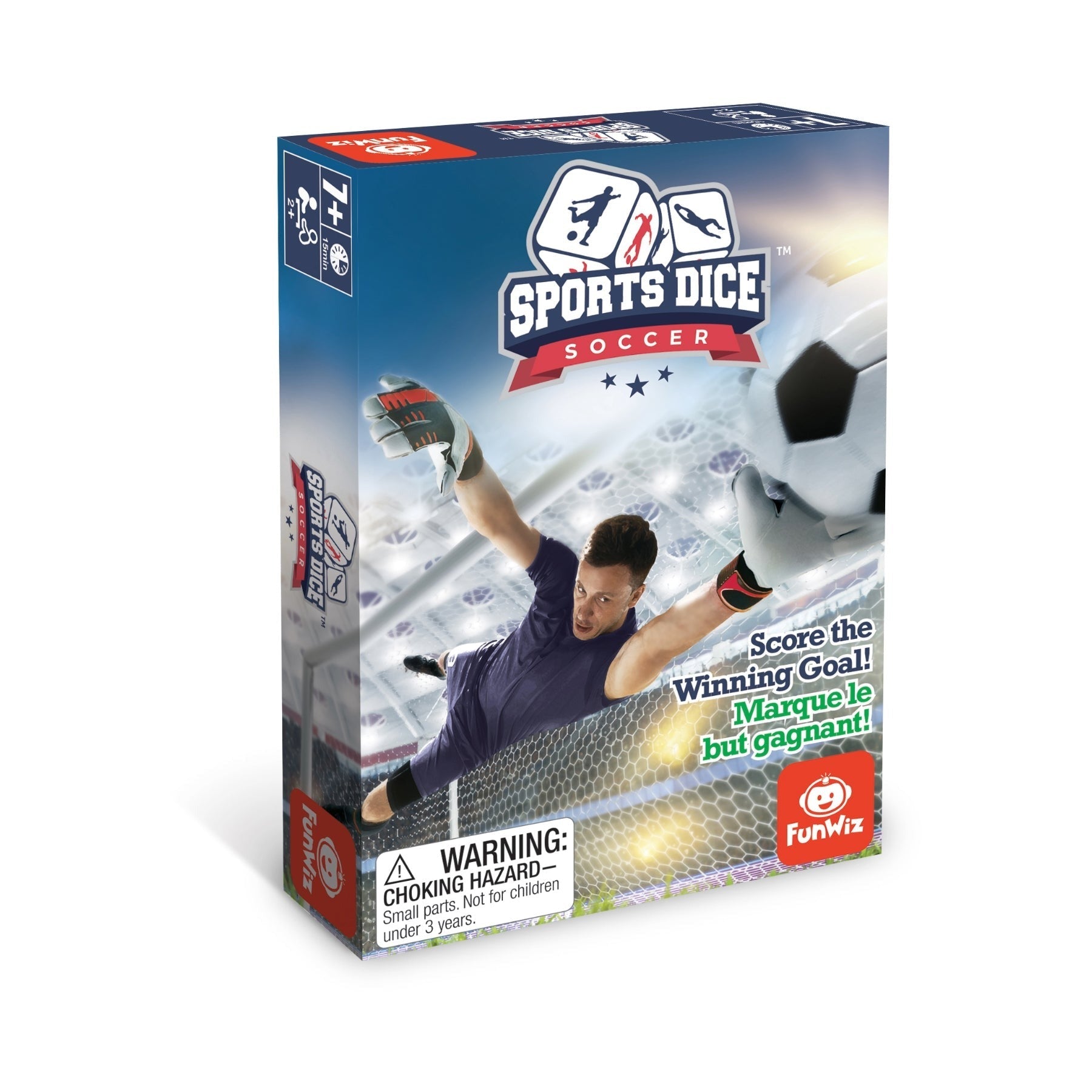 Sports Dice Soccer Fast-Paced Dice Game For 2 Or 4 Players