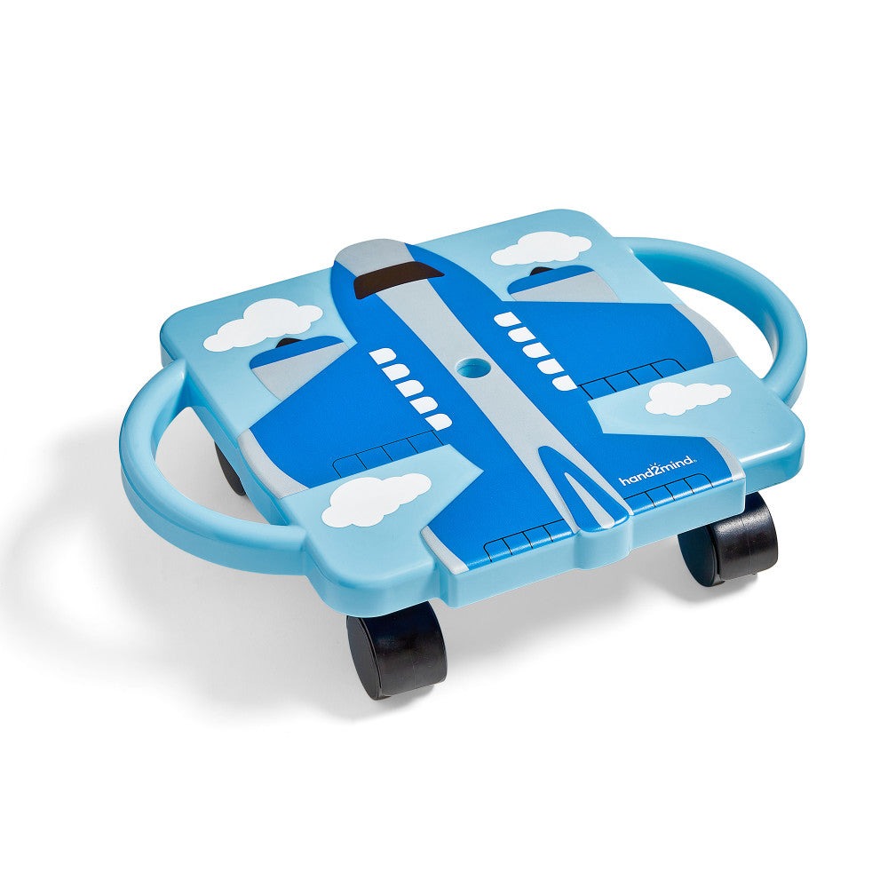 Hand2Mind - Plane Glider Scooter Board - Dark Blue