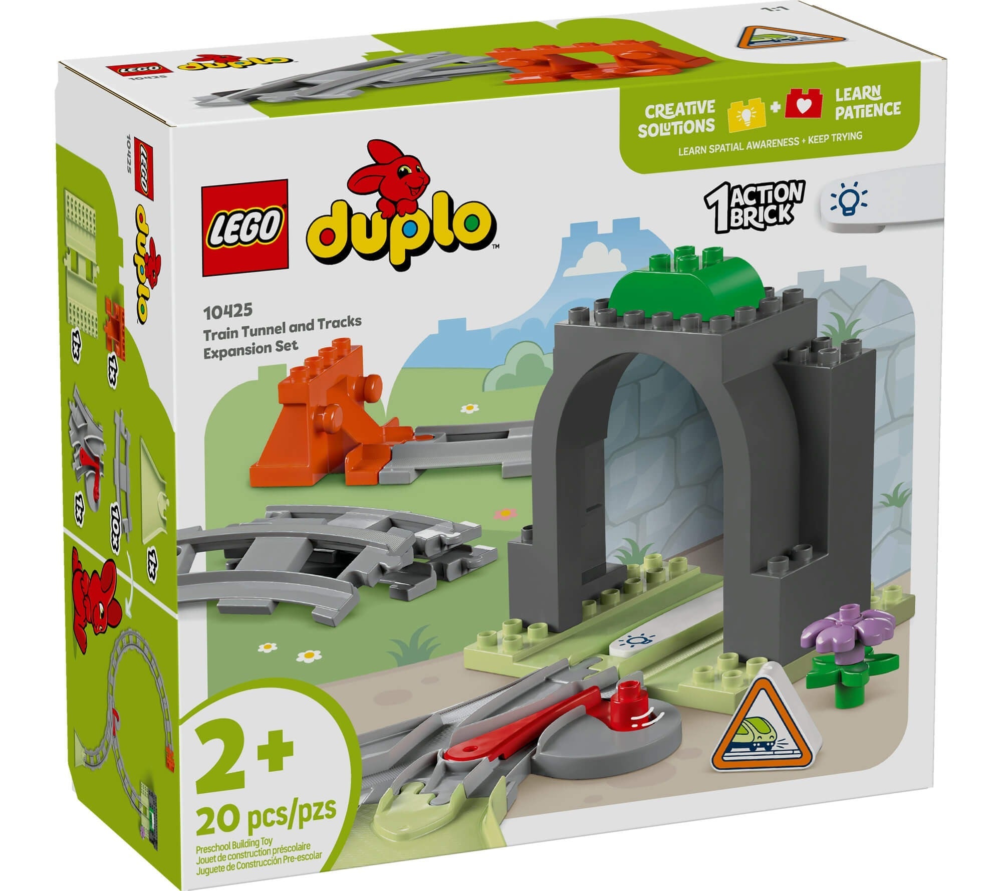 LEGO DUPLO Town Train Tunnel and Tracks Expansion Set 10425