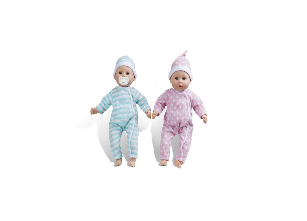 Melissa & Doug Mine to Love Luke & Lucy 15-Inch Twin Baby Dolls with Rompers