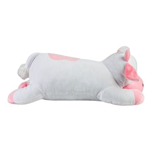 Snoozimals 20-inch Plush Pink Cow - Super Soft and Huggable