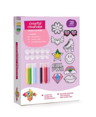 Geoffrey's Toy Box Colorful Creations Suncatcher Window Art Kit