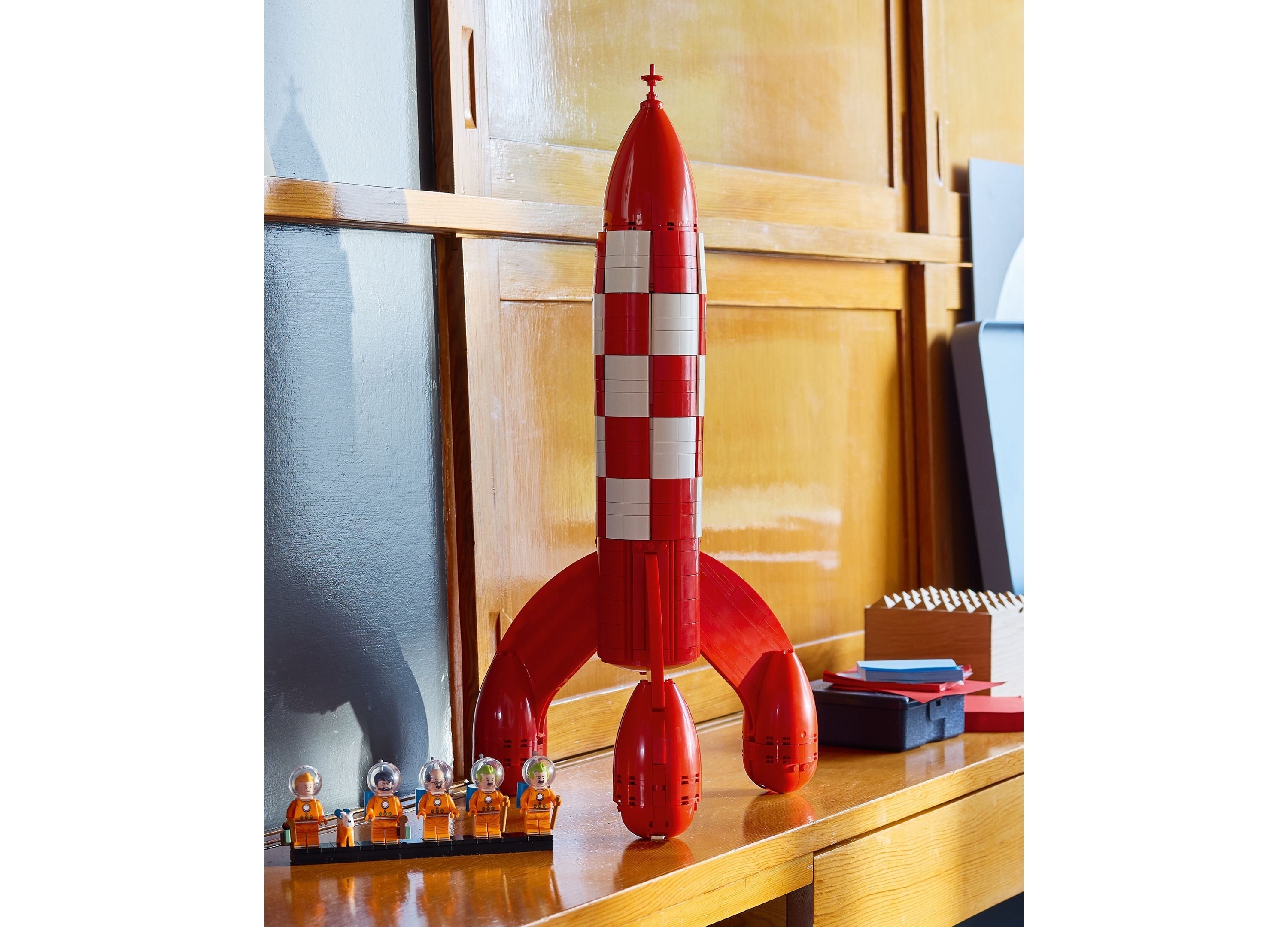 LEGO Ideas Tintin Moon Rocket Building Set - 1,283 Pieces
