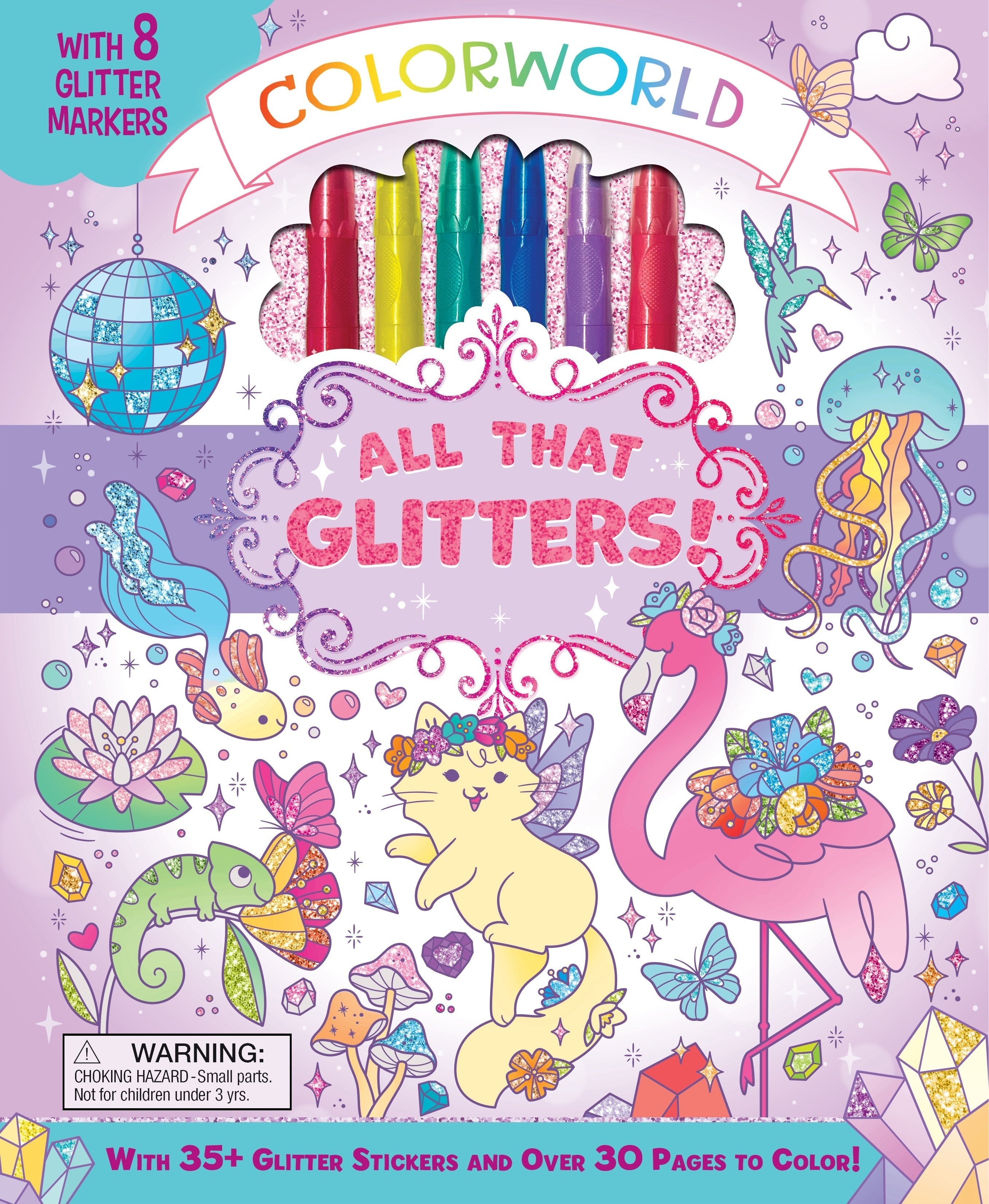 ColorWorld: All That Glitters! Coloring Kit - Glitter Edition