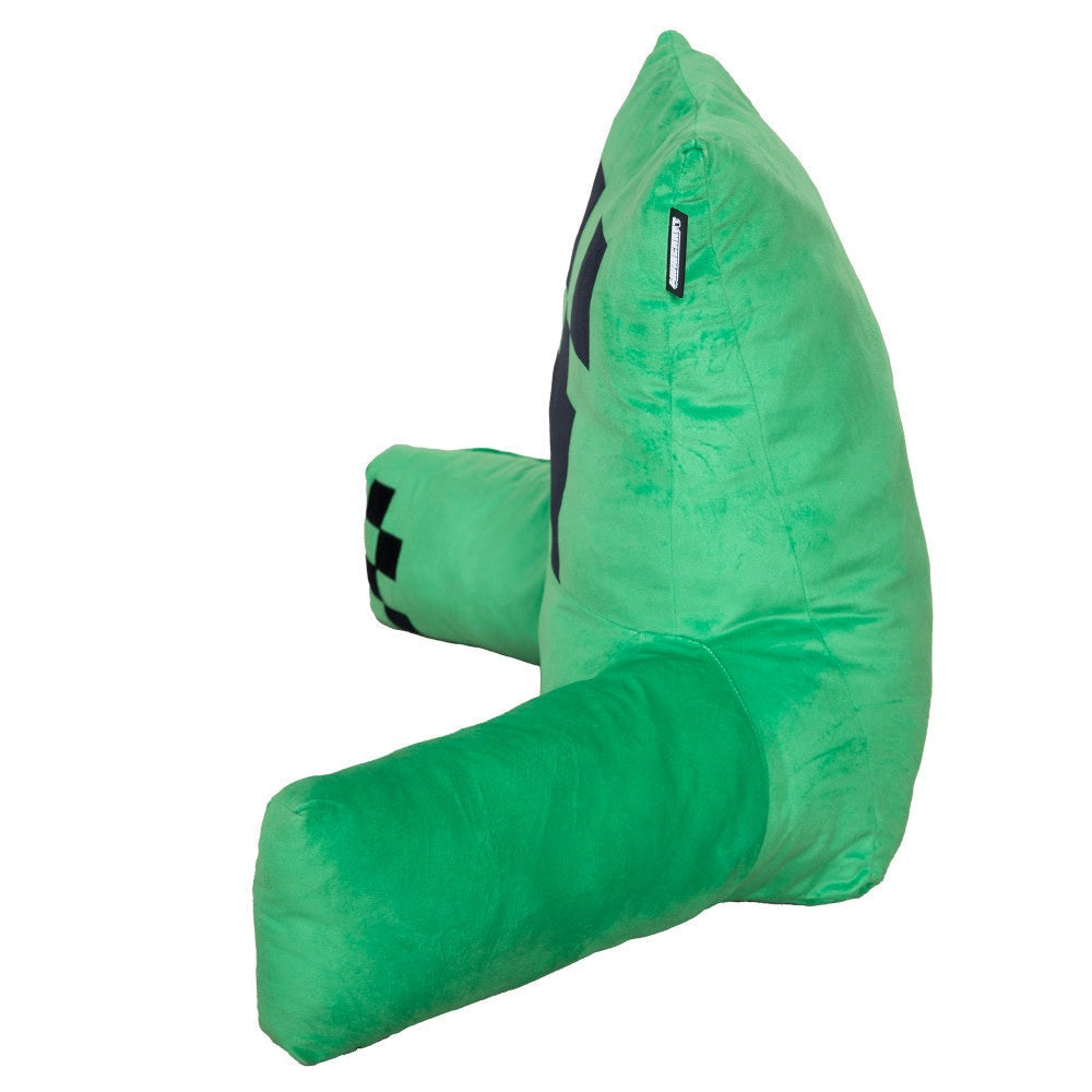Minecraft Creeper Character Lounge Relax Pillow with Armrests