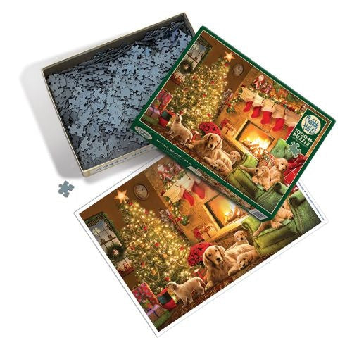 Cobble Hill Cozy Fireplace Christmas Jigsaw Puzzle - 1000 pc