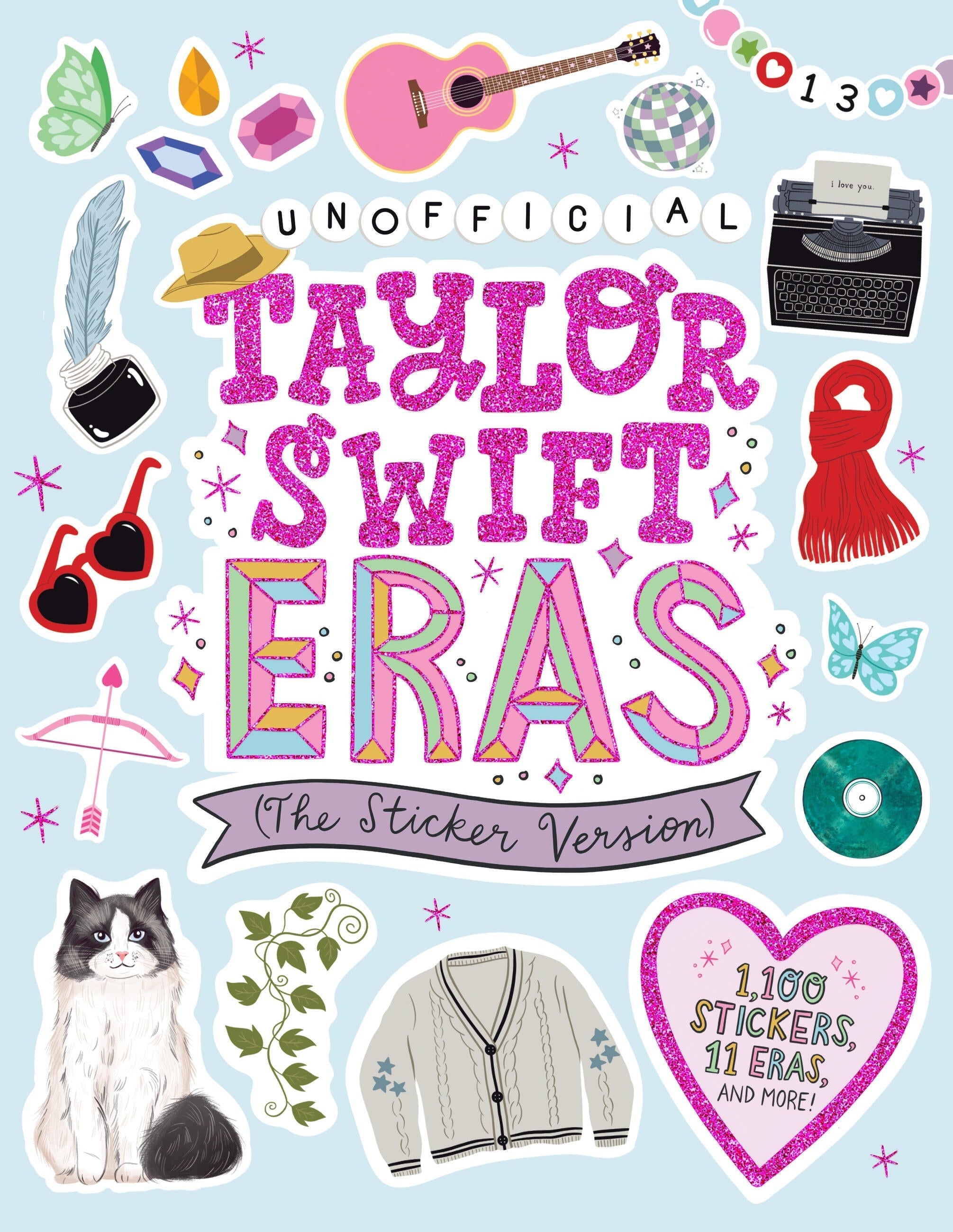 Taylor Swift Era-Inspired 1,100+ Sticker Collection - Unofficial Sticker Album