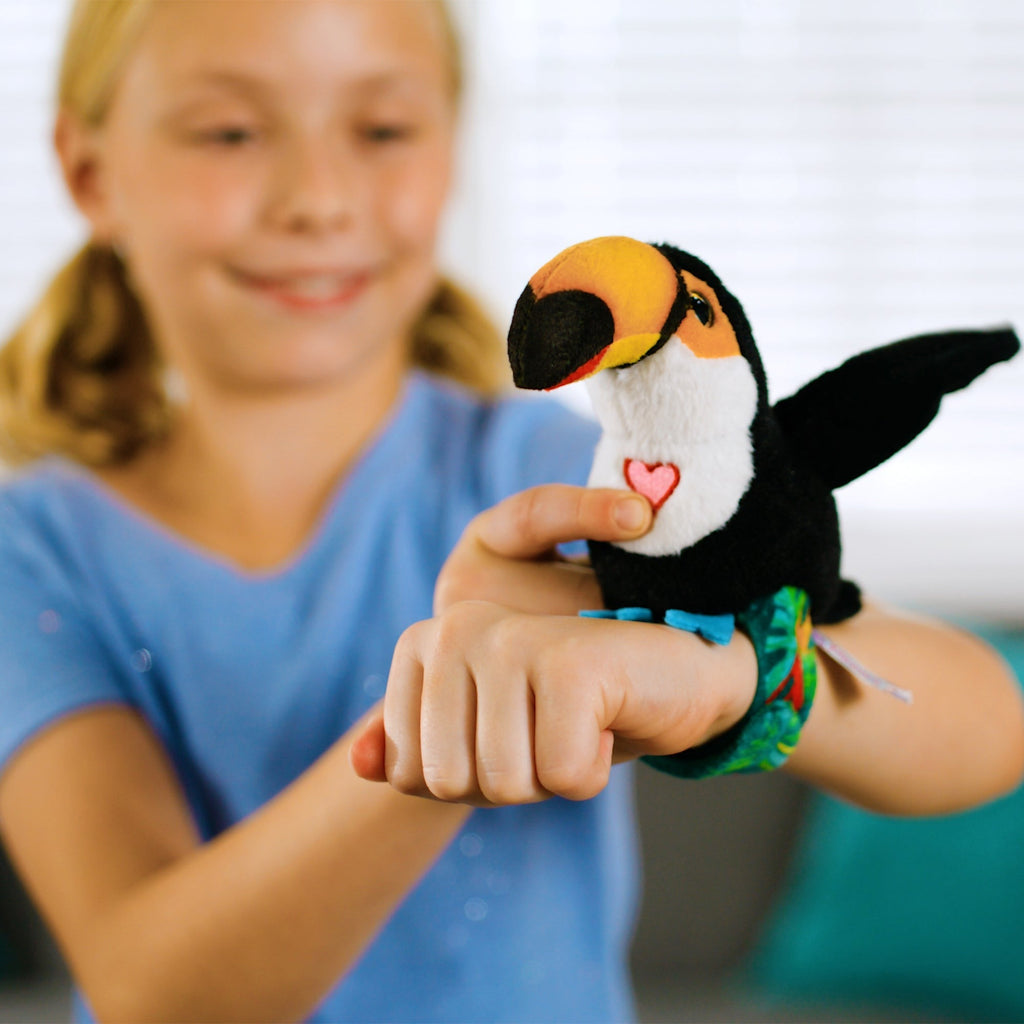 Happy Yappers Interactive Plush Birds - Toucan & Flamingo 2 Pack