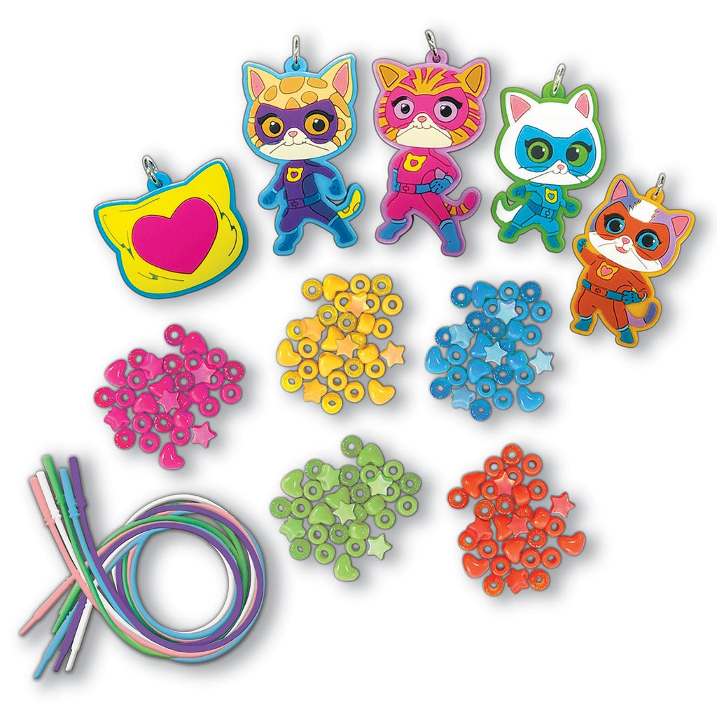 Super Kitties Bead & Charm Necklace Activity Set – 161 Pieces
