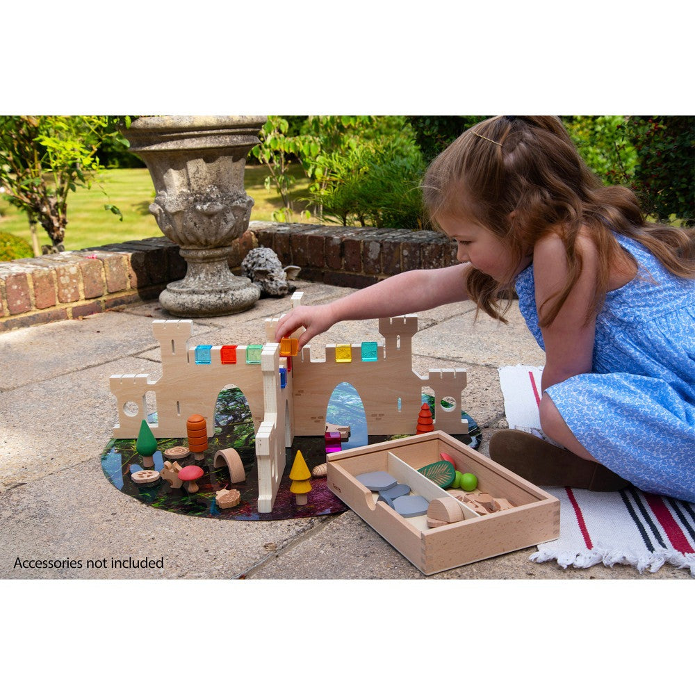 TickiT Discovery Castle Dividers - Wooden Playset