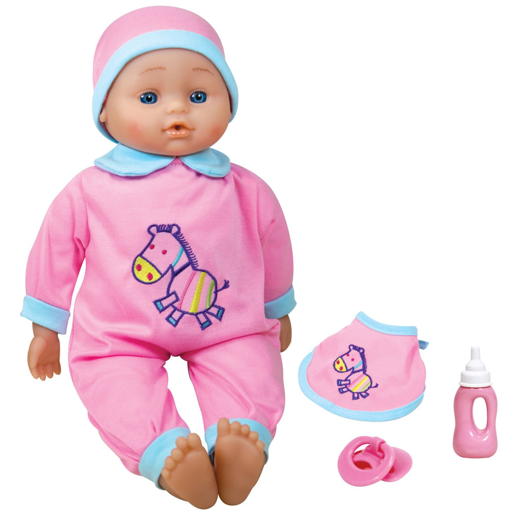 Lissi 14 inch Interactive Baby Doll with Accessories - Pink