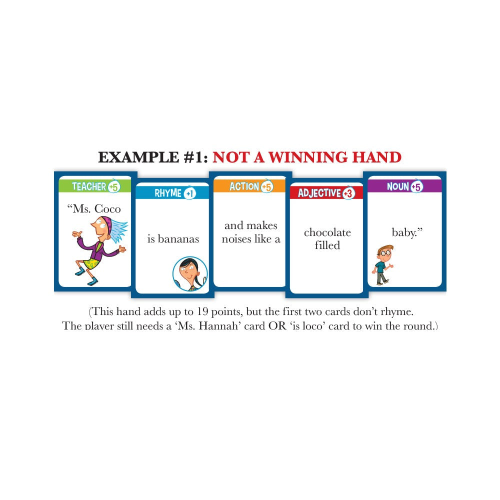 My Weird School: The Game - Miss Bernard Is A Wild Card Sentence-Building Game