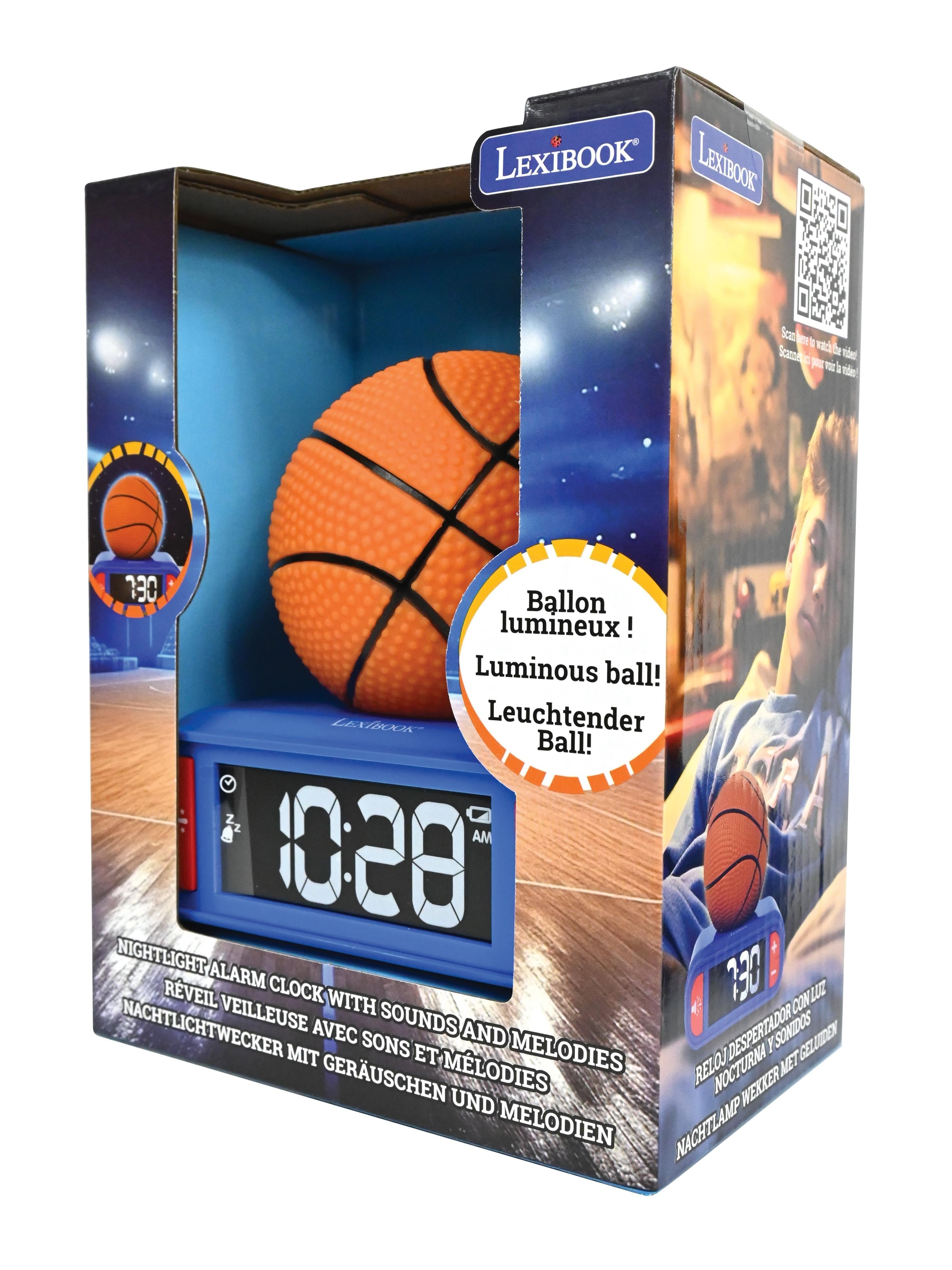 Slam Dunk 3D Basketball Digital Alarm Clock & Nightlight