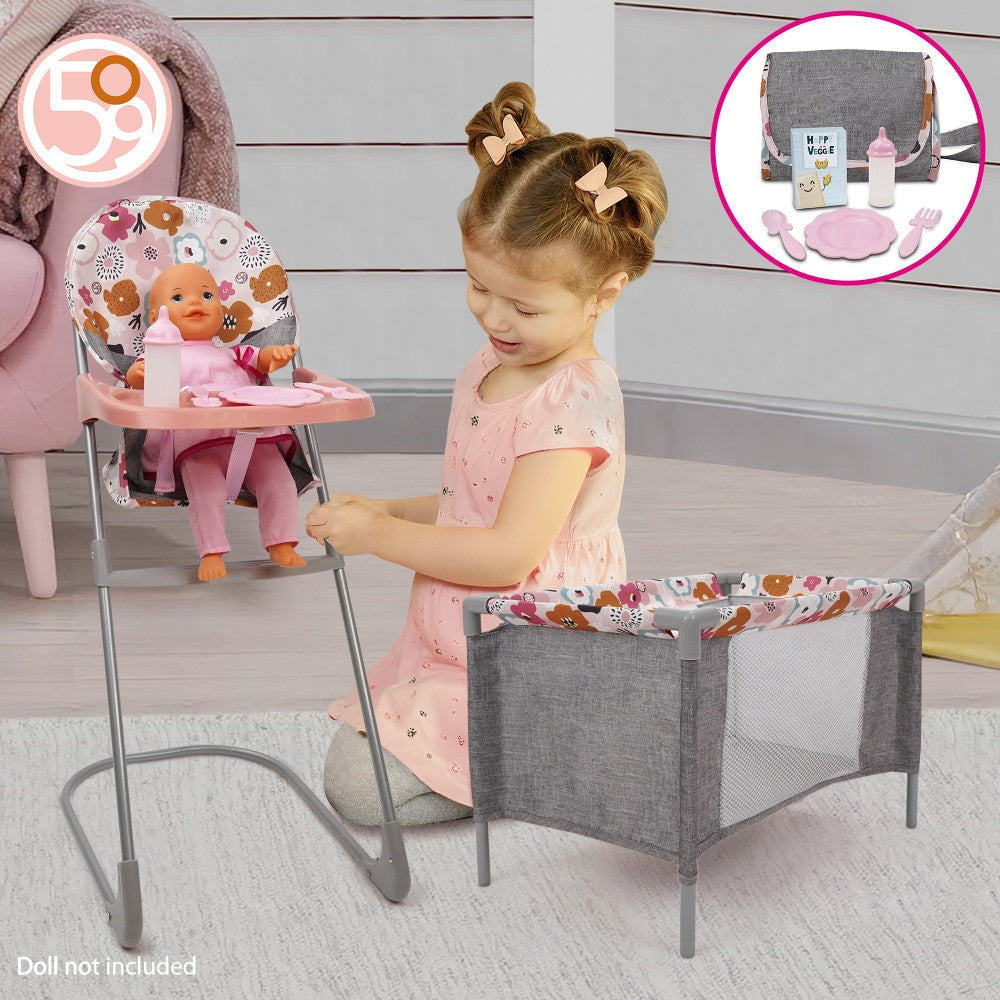 509 Crew Melange Flora - At Home Play Set, 8 Pieces, Kids 3+