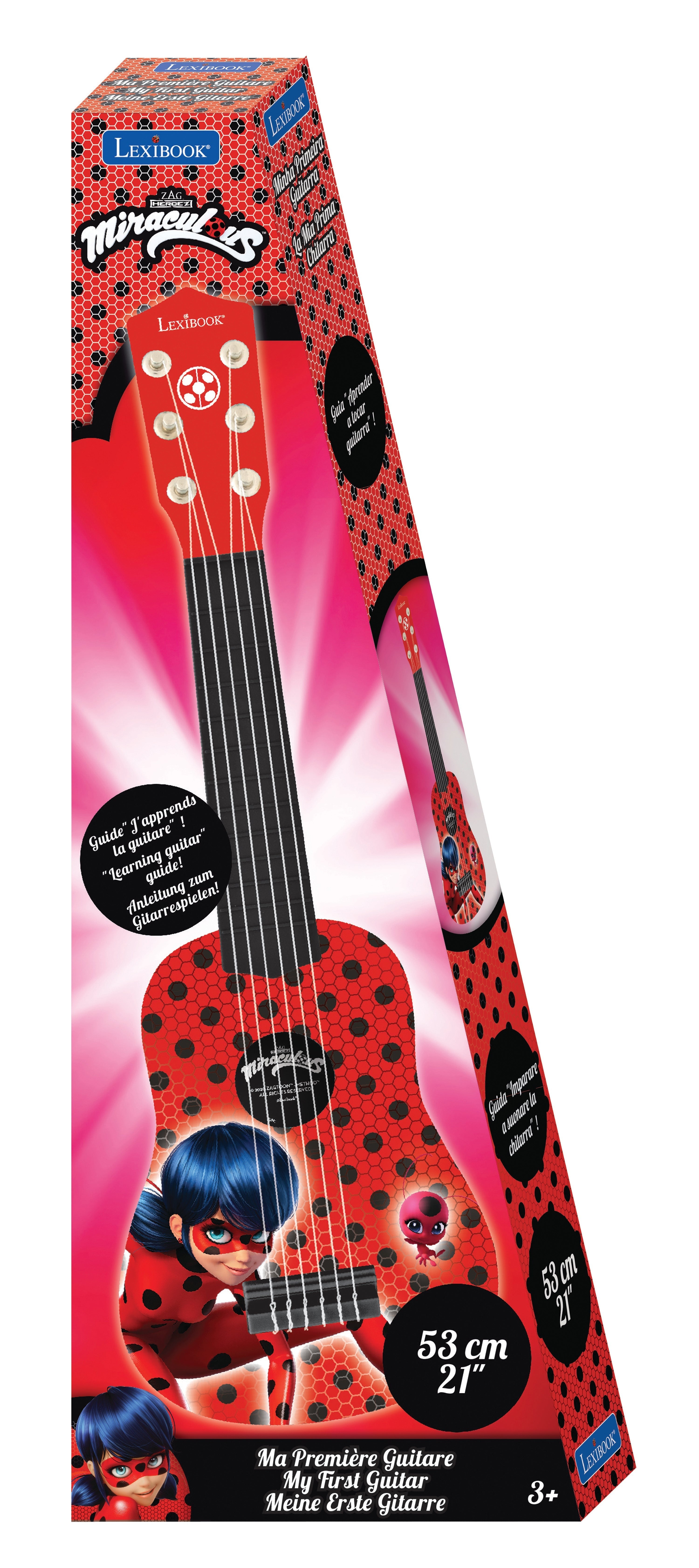 Miraculous Ladybug My First Guitar - 21'' Toy Instrument