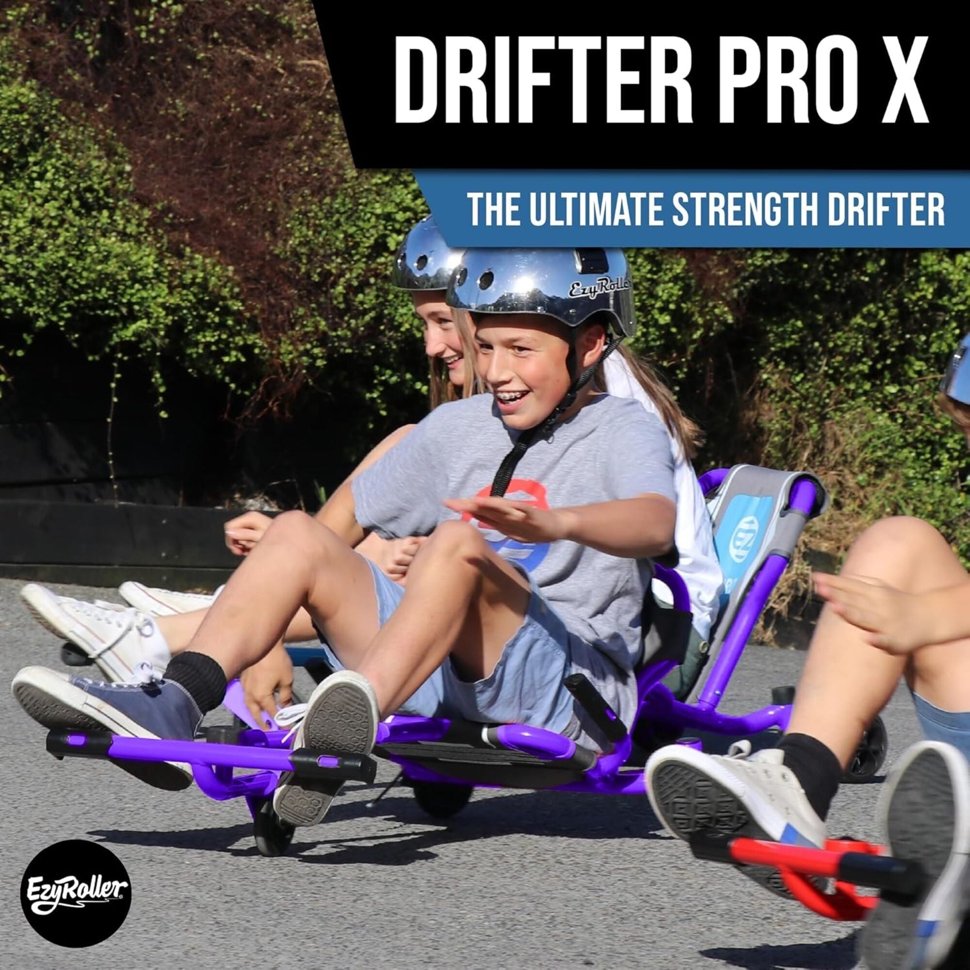 EzyRoller Drifter Pro X Pedal-Free Ride-On with Drifting Mechanism