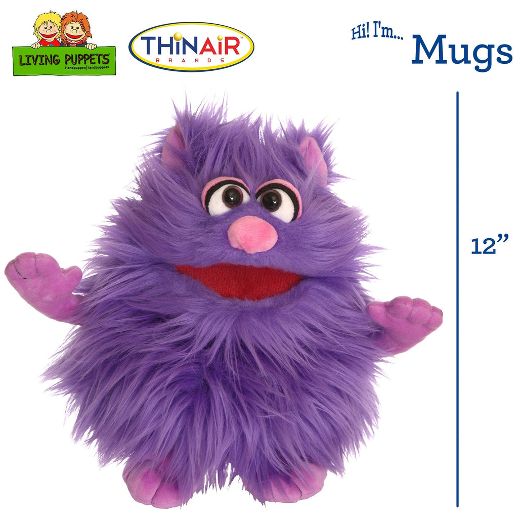 Living Puppets Mugs The Friendly Purple Monster Hand Puppet