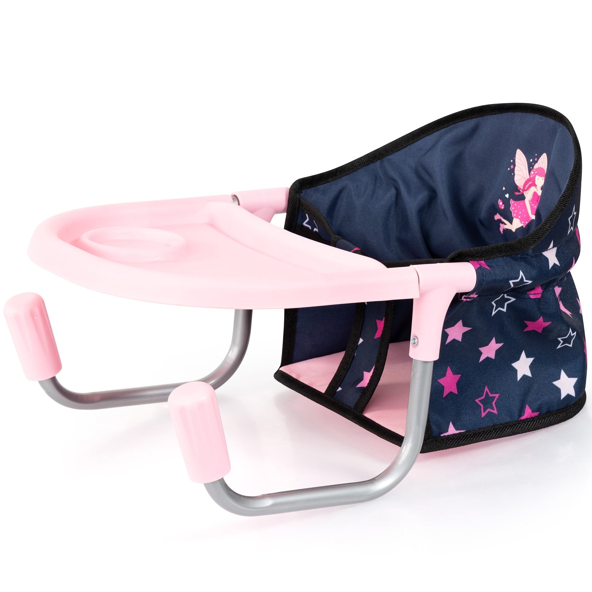 Bayer Design Doll Table Seat With Tray - Navy Pink Stars