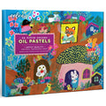 eeBoo Yumi's Mushroom House Oil Pastels Set - 36 Brilliant Colors