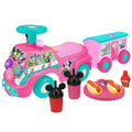 Disney Minnie Mouse Lights N' Sounds Camper - Kiddieland Foot-To-Floor Ride-On