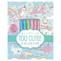 Kaleidoscope Adorable Animals Coloring Kit with Pastel Markers