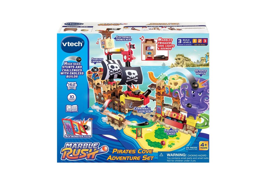 VTech Marble Rush Pirates Cove 162-Piece Adventure Set