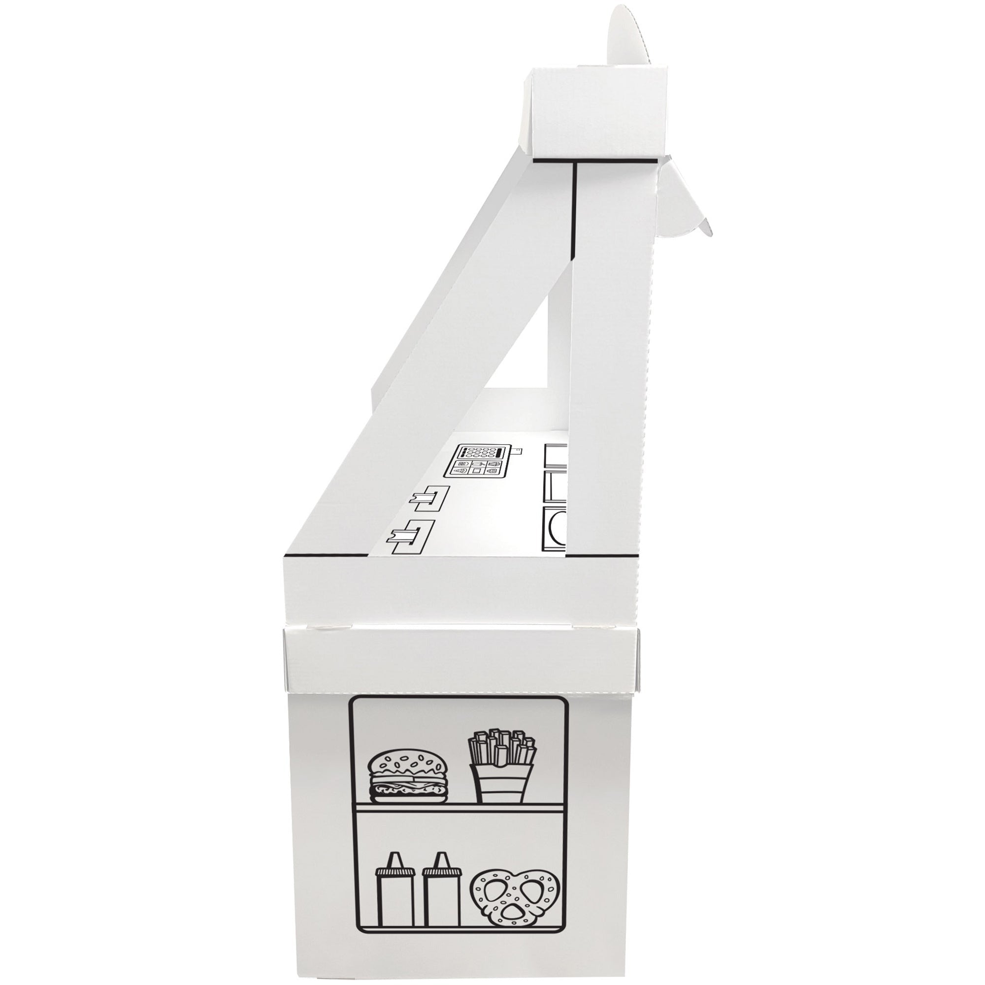 Easy Playhouse Movie Concession Snack Stand Cardboard Playhouse