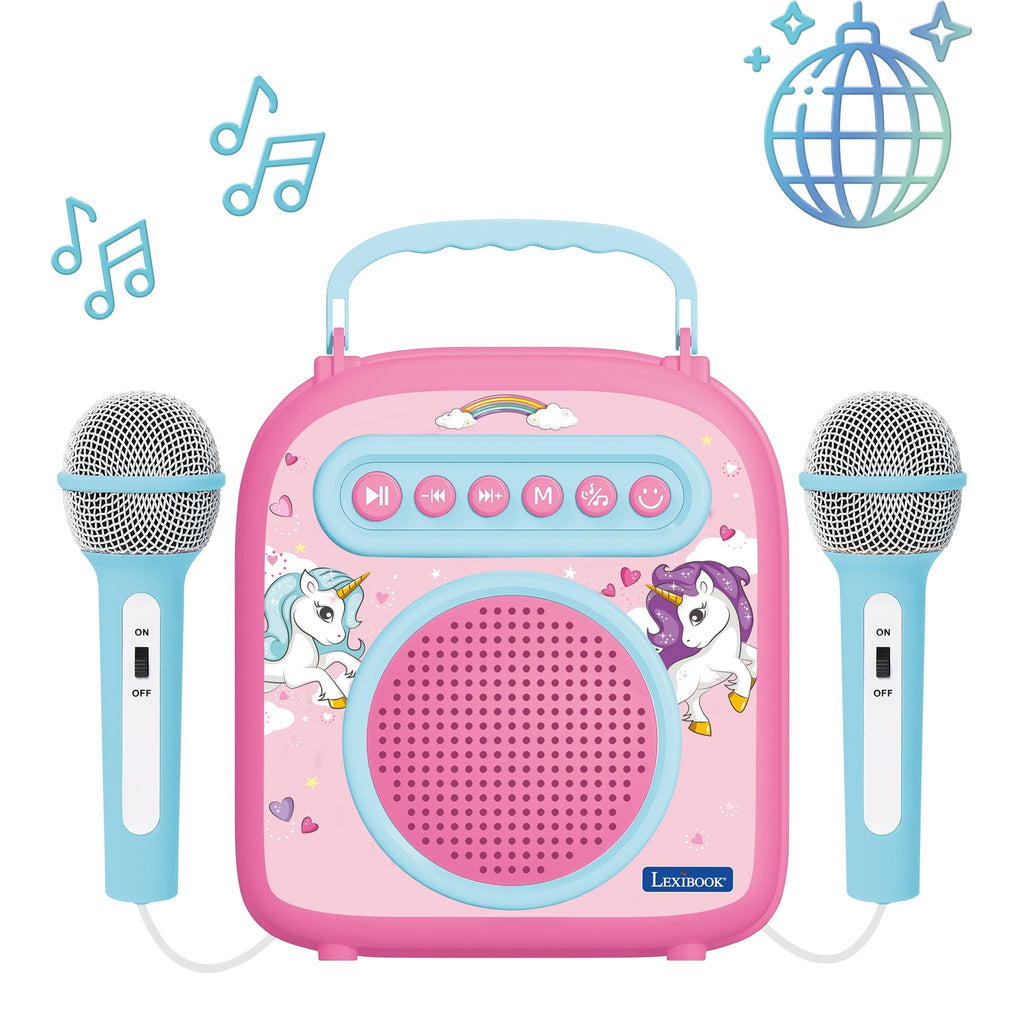 LEXIBOOK Unicorn Bluetooth speaker with microphones