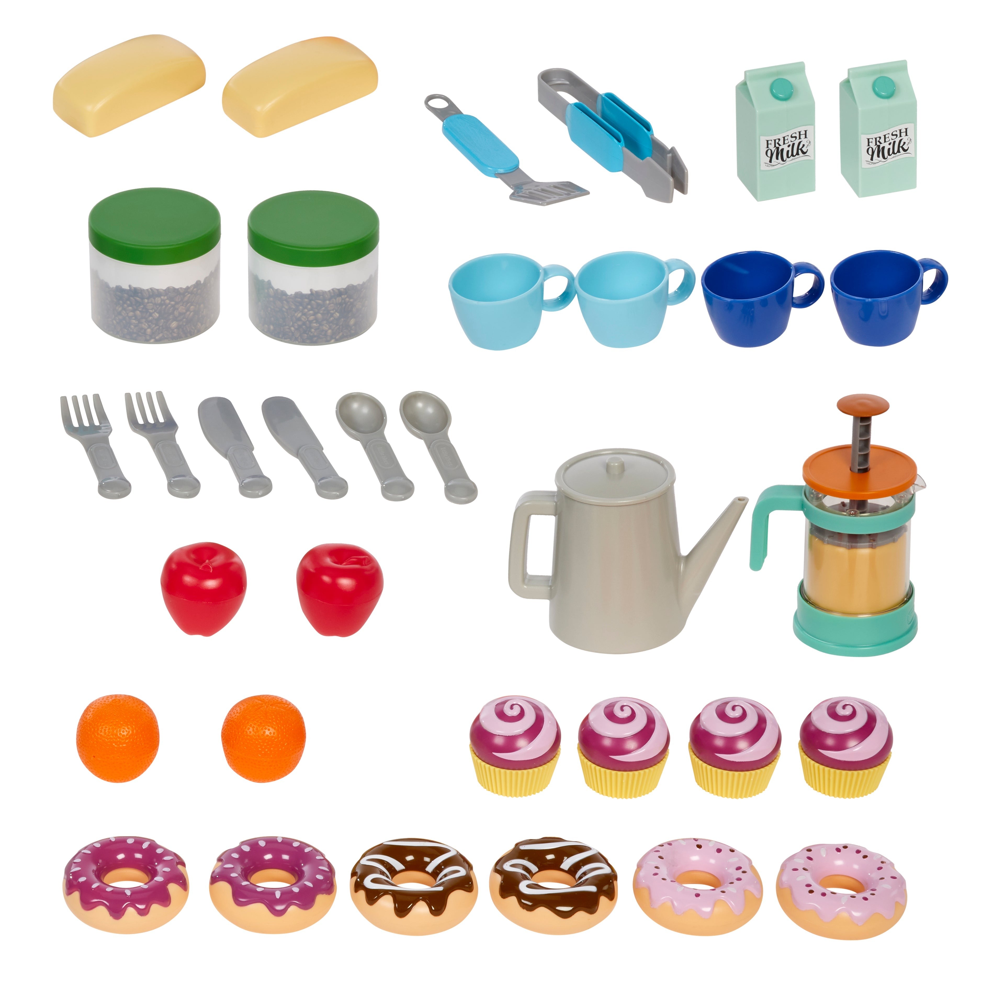 Little Tikes Café & Bakery Dual-Sided Play Kitchen with Realistic Lights and Sounds