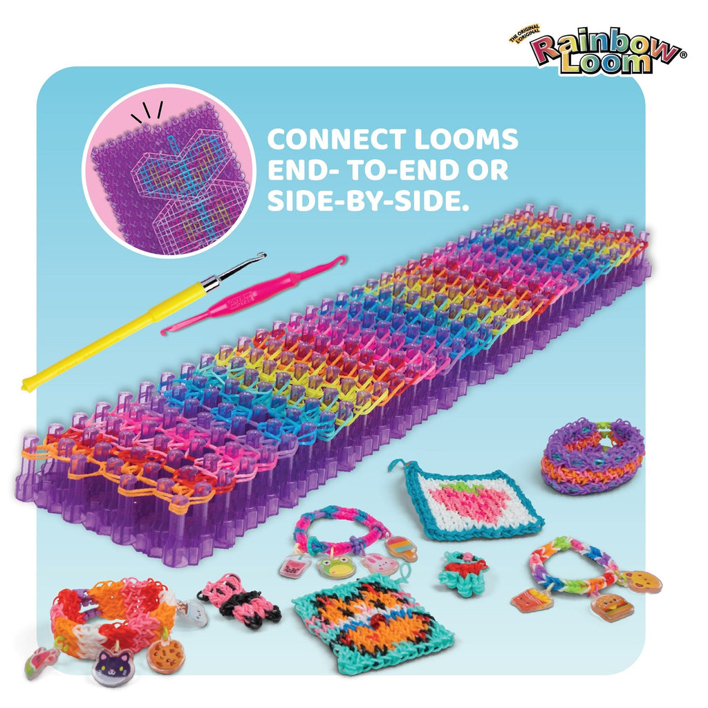 Rainbow Loom Mega Loom Duo Bracelet Making Kit with 2 Mega Mighty Looms