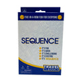 Sequence Travel Edition Strategy Card Game With Pegs And Portable Case