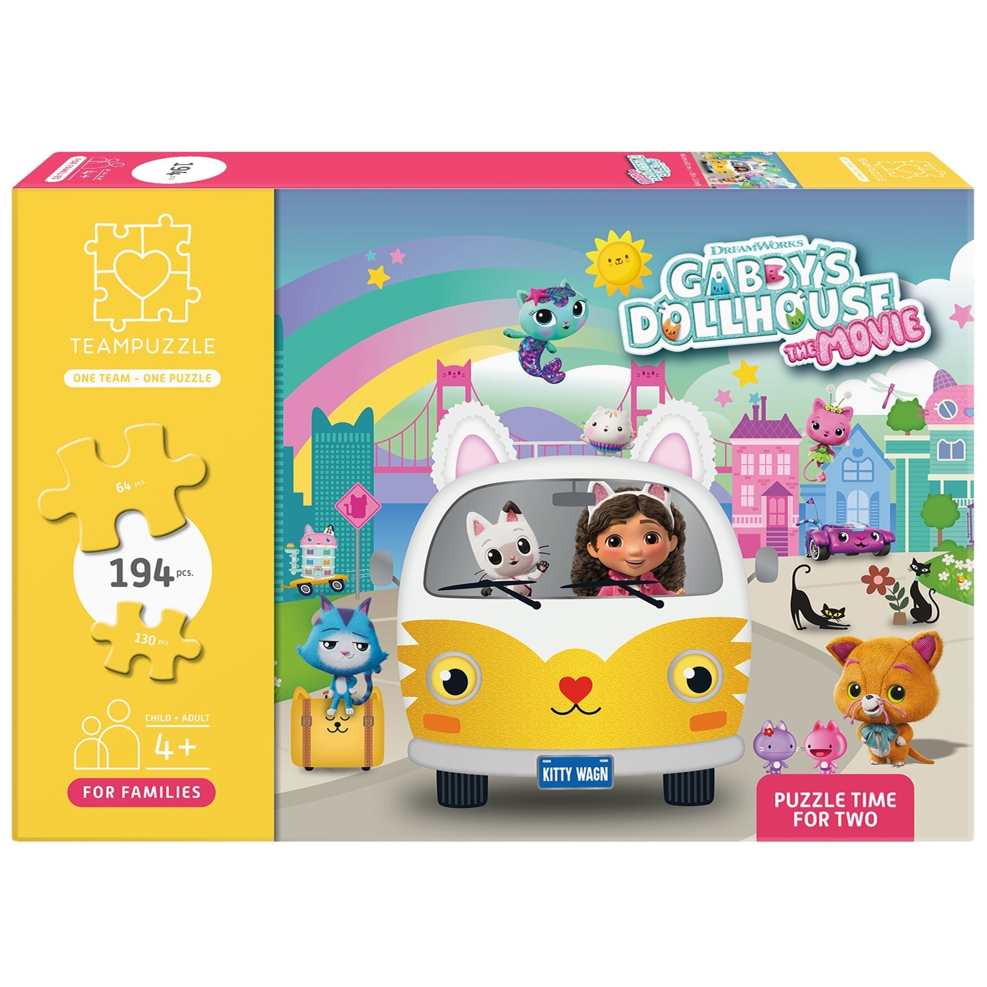 Gabby's Dollhouse TEAMPUZZLE 194-Piece Family Puzzle