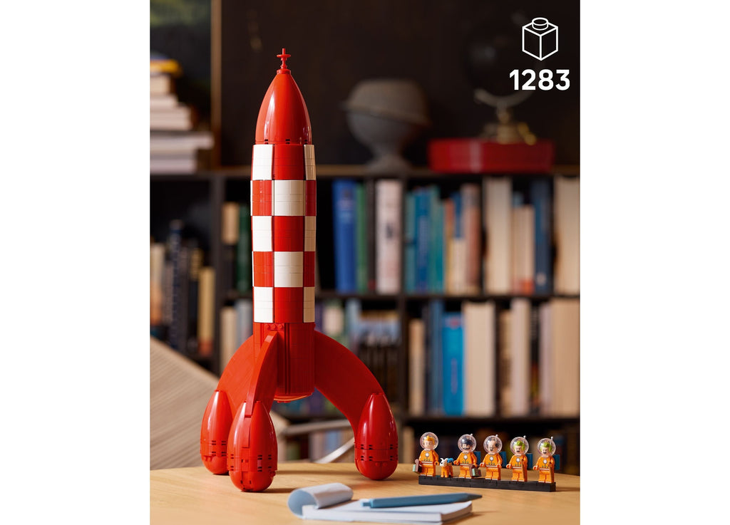 LEGO Ideas Tintin Moon Rocket Building Set - 1,283 Pieces
