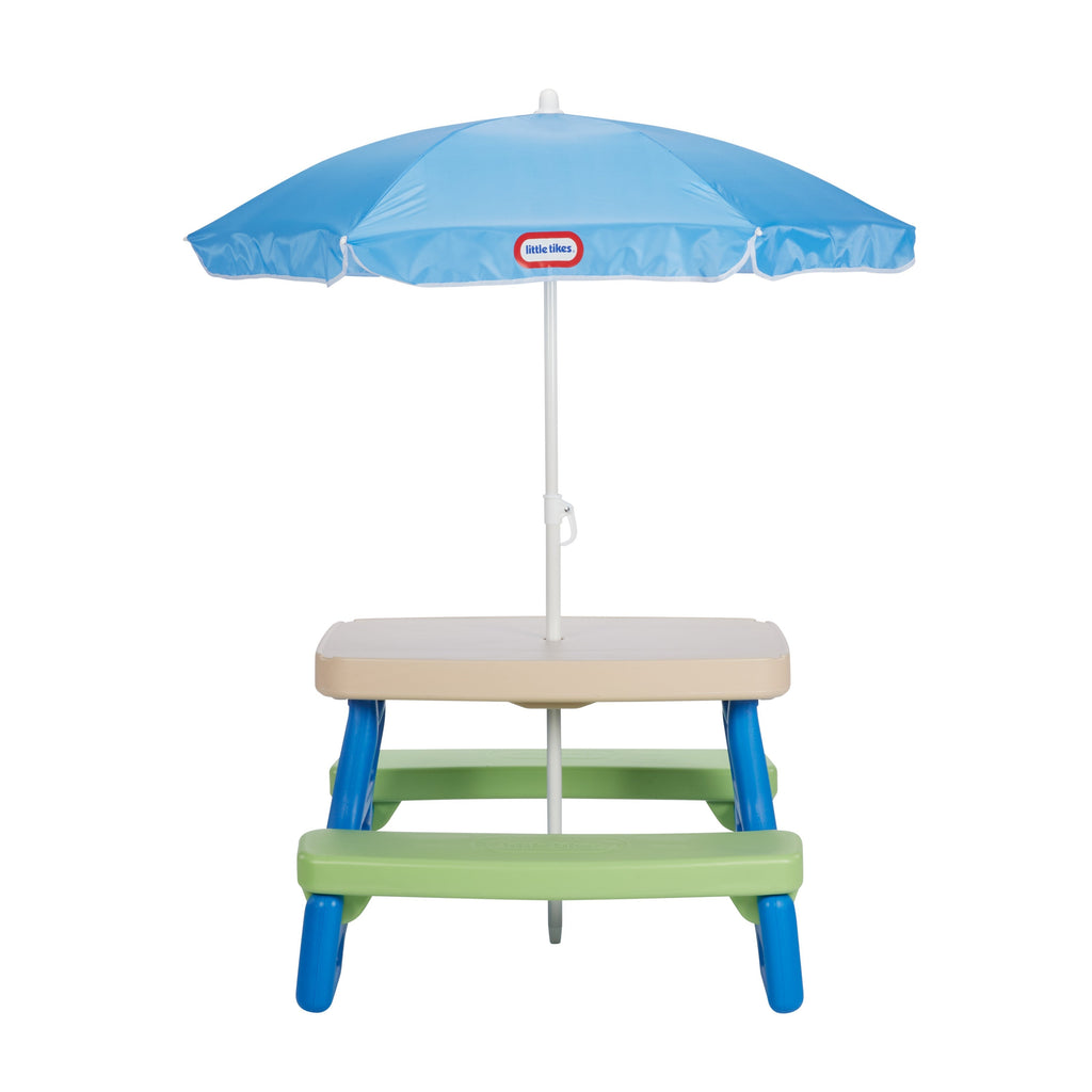 Little Tikes Easy Store Jr. Play Table with UV-Protected Umbrella