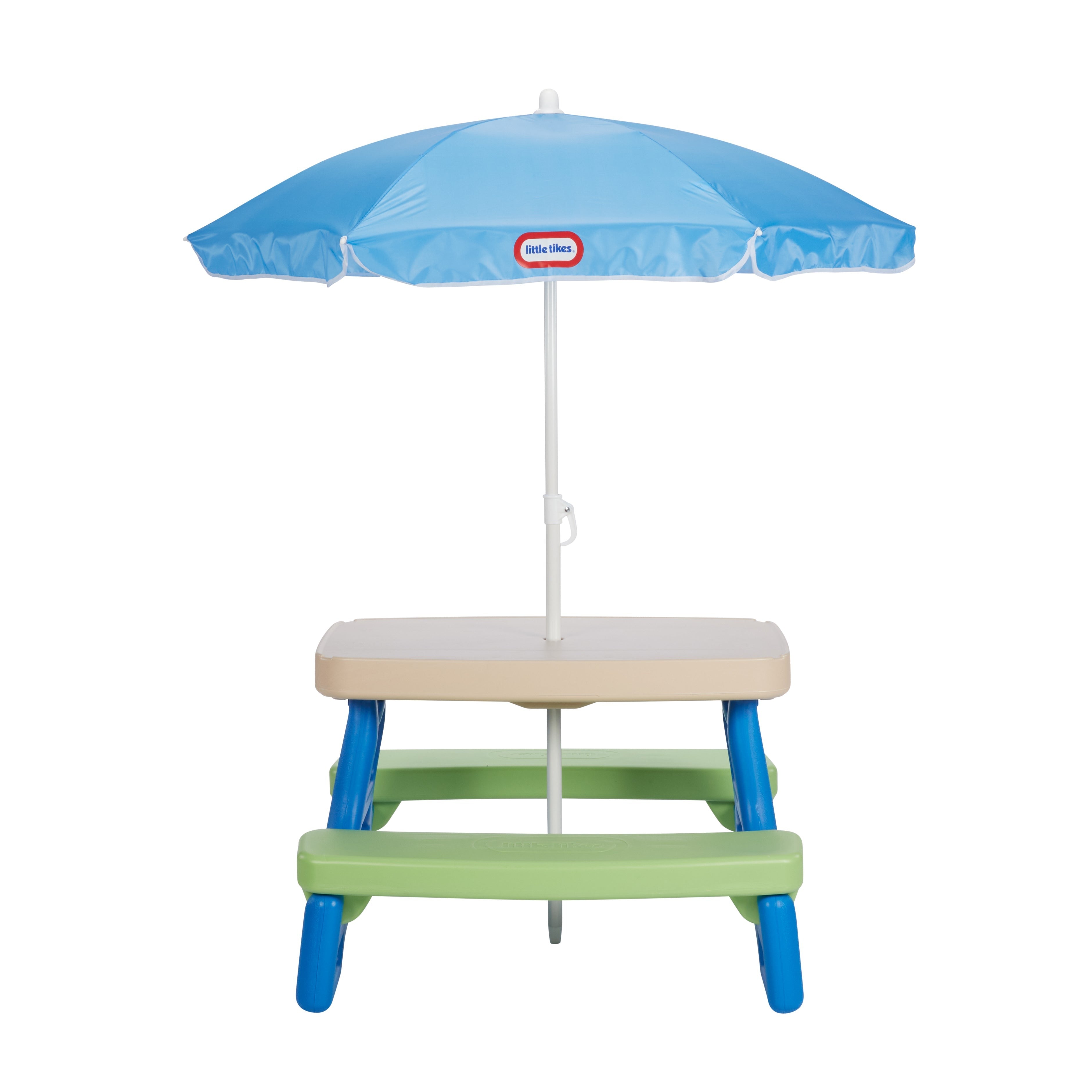 Little Tikes Easy Store Jr. Play Table with UV-Protected Umbrella