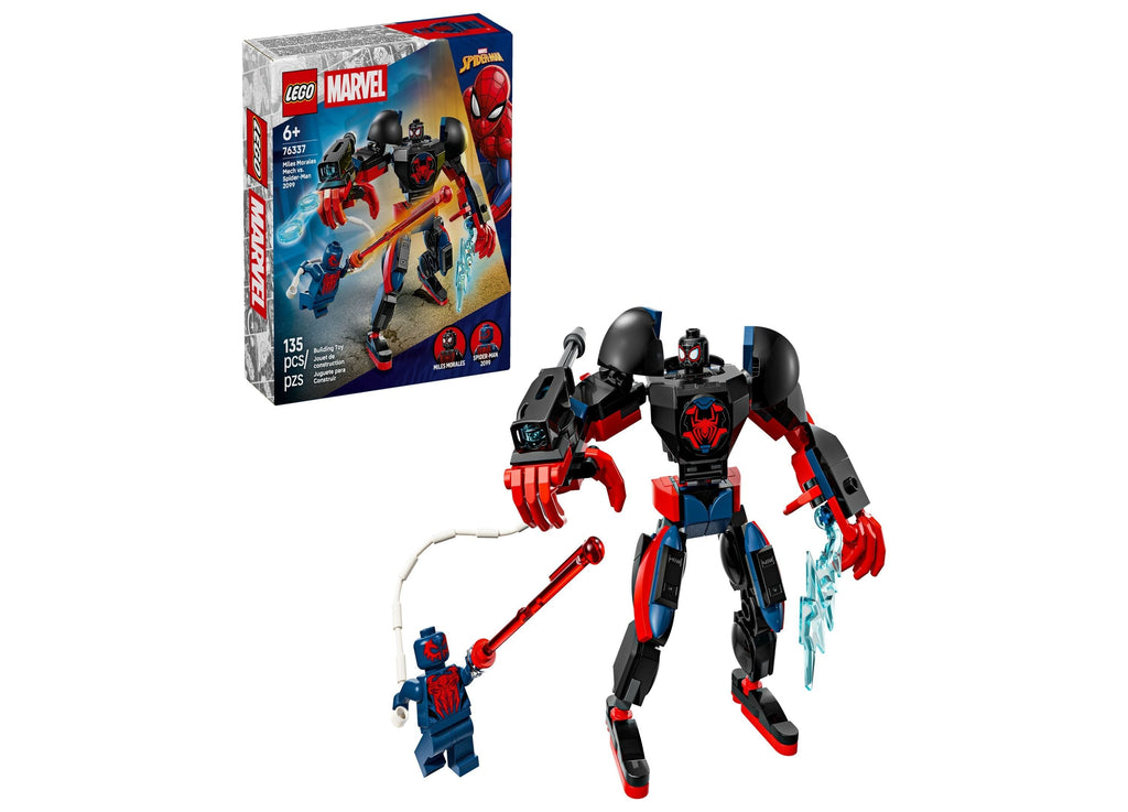 LEGO® Marvel Mech Showdown: Miles Morales vs. Spider-Man 2099 Building Set - 135 Pieces
