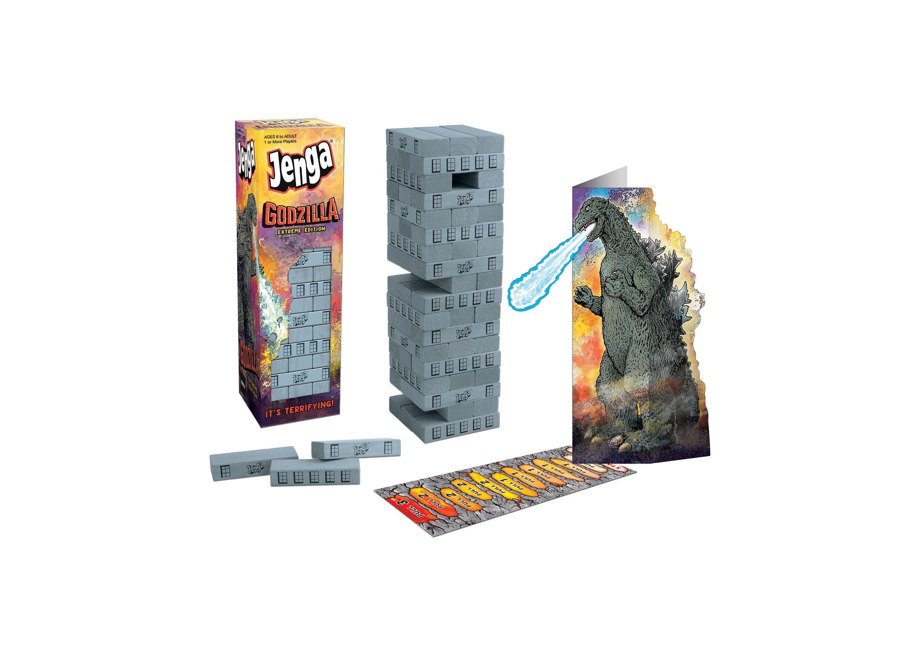 Godzilla JENGA Extreme Edition Board Game by USAopoly