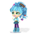 CurliGirls Adeli Deluxe Hairstyling Doll with Magic Curl Hair - Includes Pet Fiji