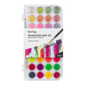 Brea Reese Essential Watercolor Paint Set With 36 Neon & Metallic Colors