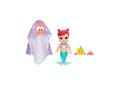 Disney Princess Bathtime Baby Ariel 12-Inch Color-Changing Doll with Flounder & Jellyfish Squirters